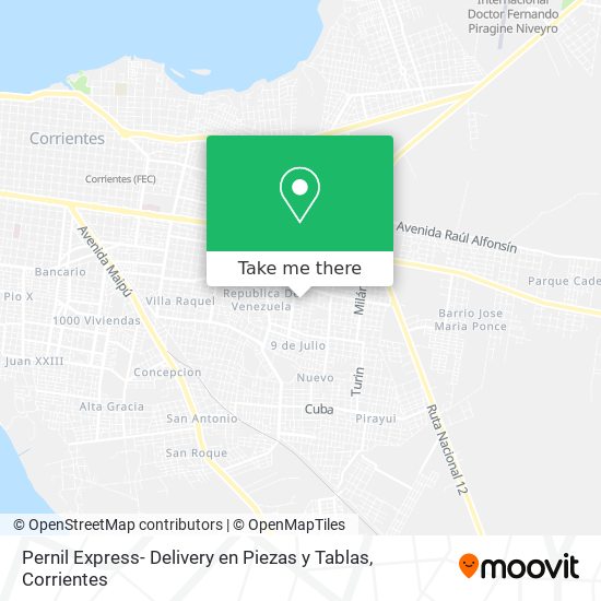 Pernil Express- Delivery en Piezas y Tablas map