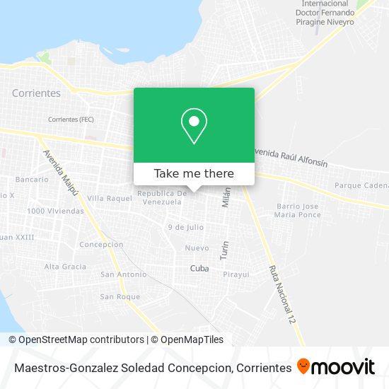 Maestros-Gonzalez Soledad Concepcion map