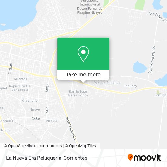 La Nueva Era Peluqueria map