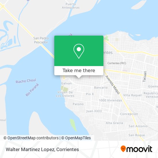 Walter Martinez Lopez map