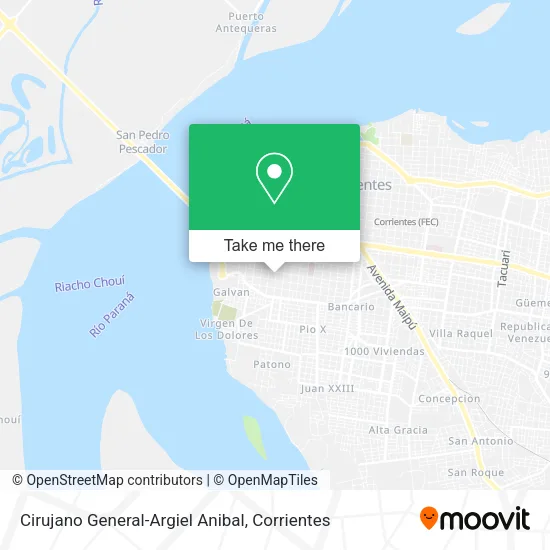 Cirujano General-Argiel Anibal map