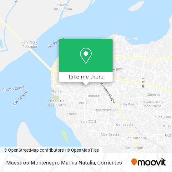 Maestros-Montenegro Marina Natalia map