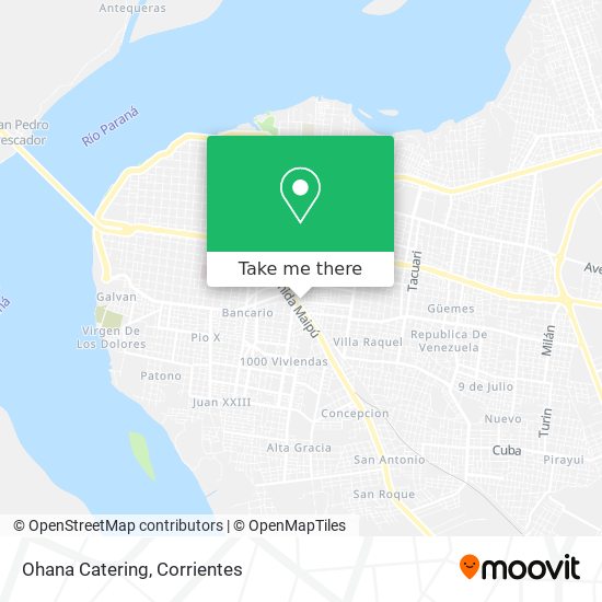 Mapa de Ohana Catering