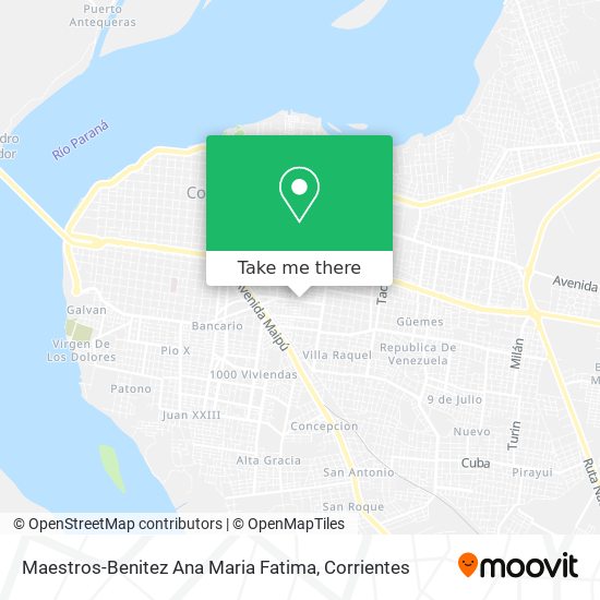 Maestros-Benitez Ana Maria Fatima map