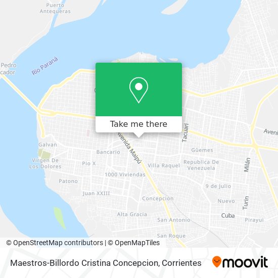 Maestros-Billordo Cristina Concepcion map