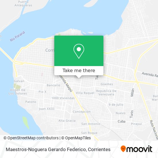 Maestros-Noguera Gerardo Federico map