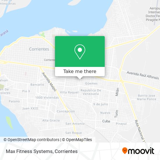 Max Fitness Systems map