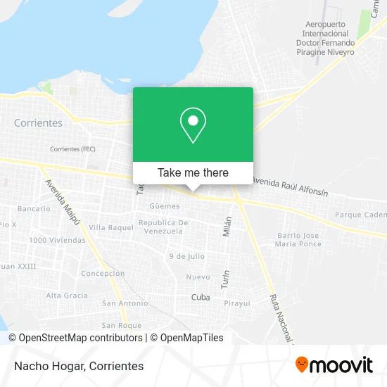 Nacho Hogar map