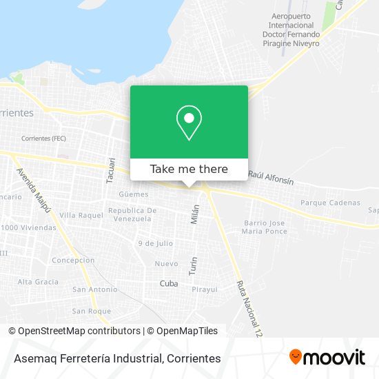 Asemaq Ferretería Industrial map