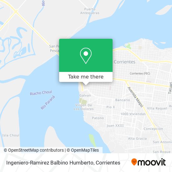 Mapa de Ingeniero-Ramirez Balbino Humberto