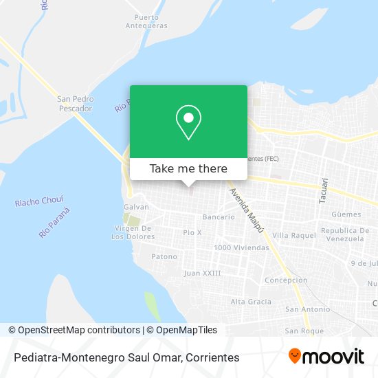 Mapa de Pediatra-Montenegro Saul Omar