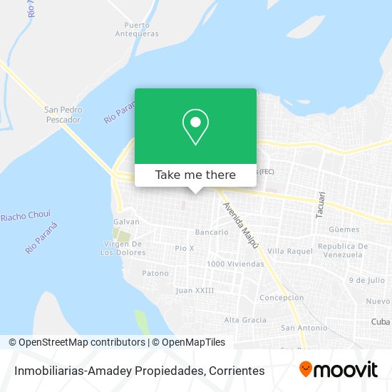 Inmobiliarias-Amadey Propiedades map
