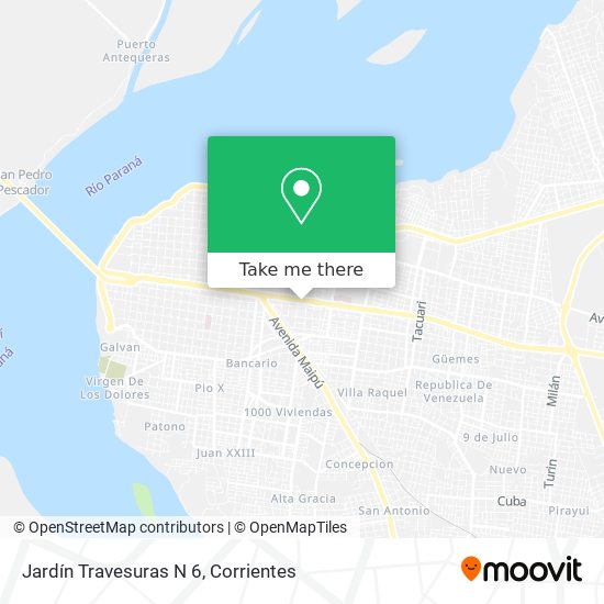 Jardín Travesuras N 6 map