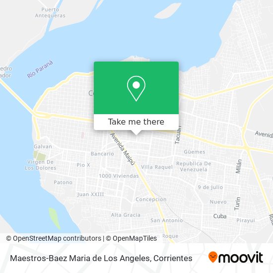 Maestros-Baez Maria de Los Angeles map