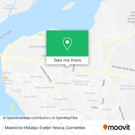 Maestros-Hidalgo Evelyn Yesica map
