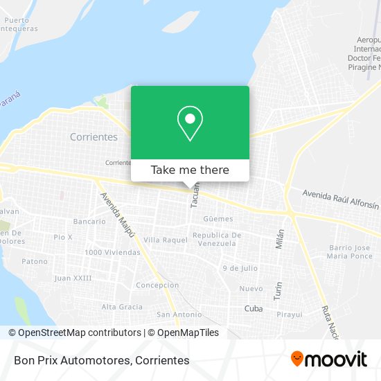 Bon Prix Automotores map