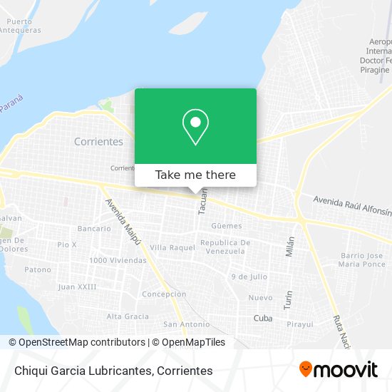 Chiqui Garcia Lubricantes map