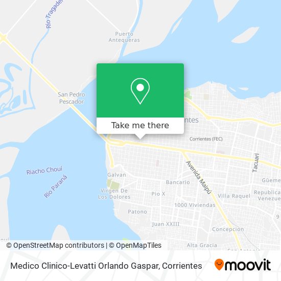 Mapa de Medico Clinico-Levatti Orlando Gaspar