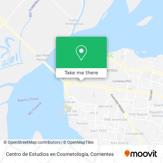 Centro de Estudios en Cosmetología map