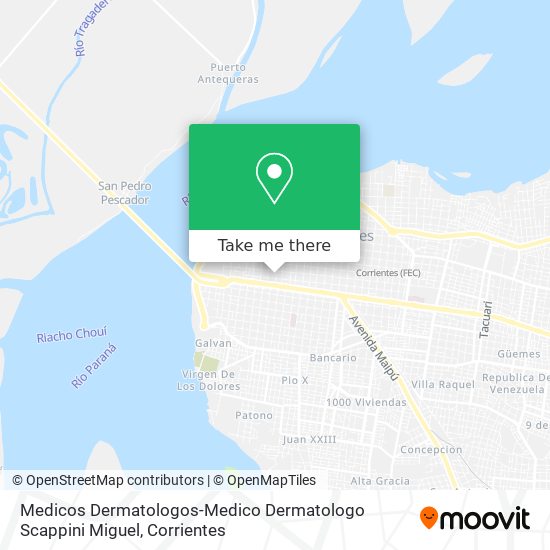 Mapa de Medicos Dermatologos-Medico Dermatologo Scappini Miguel