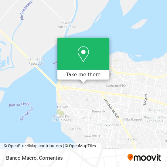 Banco Macro map