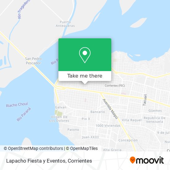 Lapacho Fiesta y Eventos map