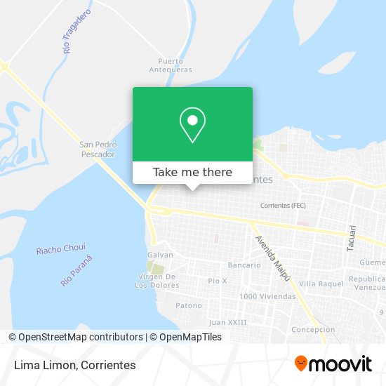 Lima Limon map