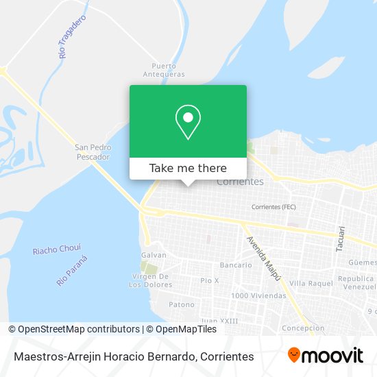 Maestros-Arrejin Horacio Bernardo map