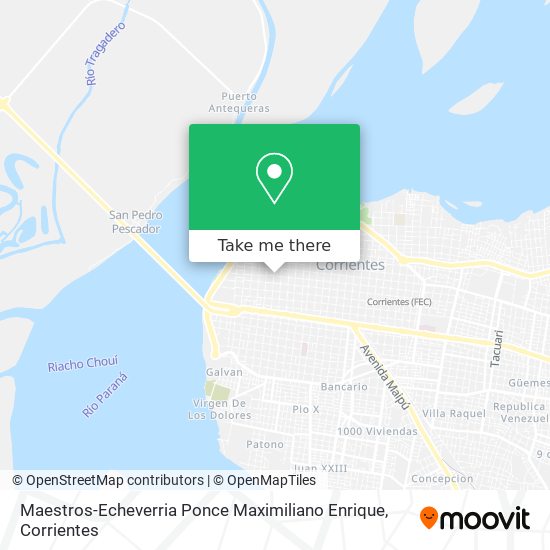 Maestros-Echeverria Ponce Maximiliano Enrique map