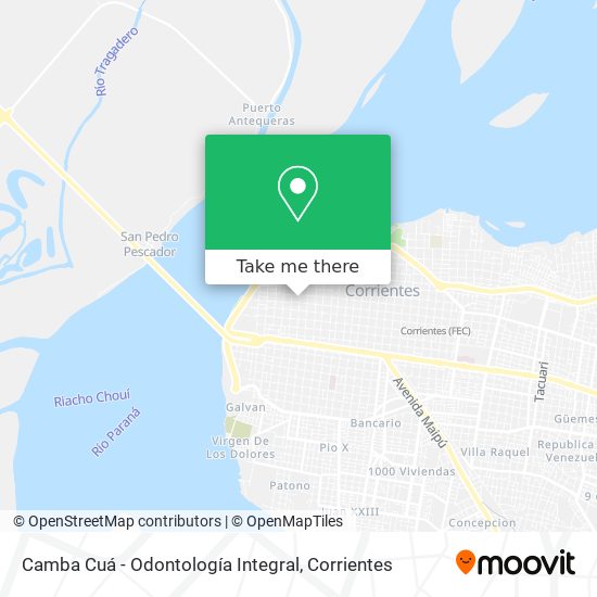 Camba Cuá - Odontología Integral map