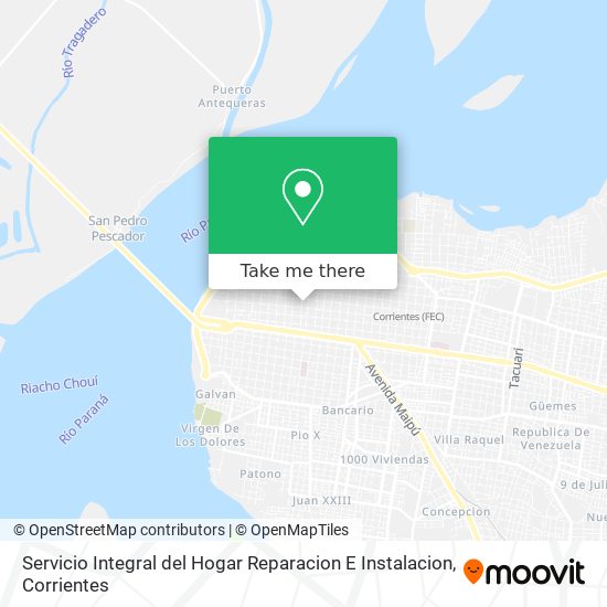 Servicio Integral del Hogar Reparacion E Instalacion map