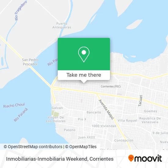 Inmobiliarias-Inmobiliaria Weekend map
