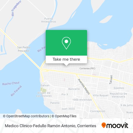 Medico Clinico-Fedullo Ramón Antonio map