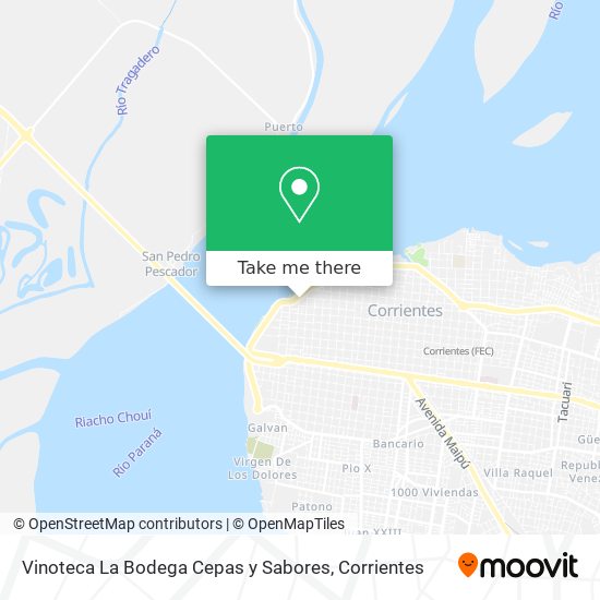 Vinoteca La Bodega Cepas y Sabores map