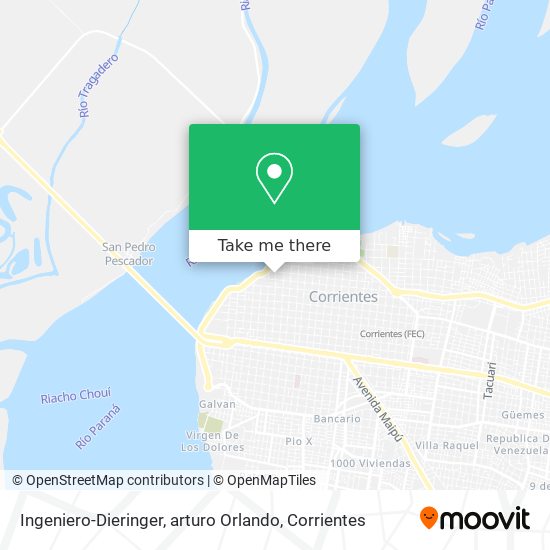Mapa de Ingeniero-Dieringer, arturo Orlando