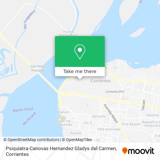Mapa de Psiquiatra-Canovas Hernandez Gladys del Carmen