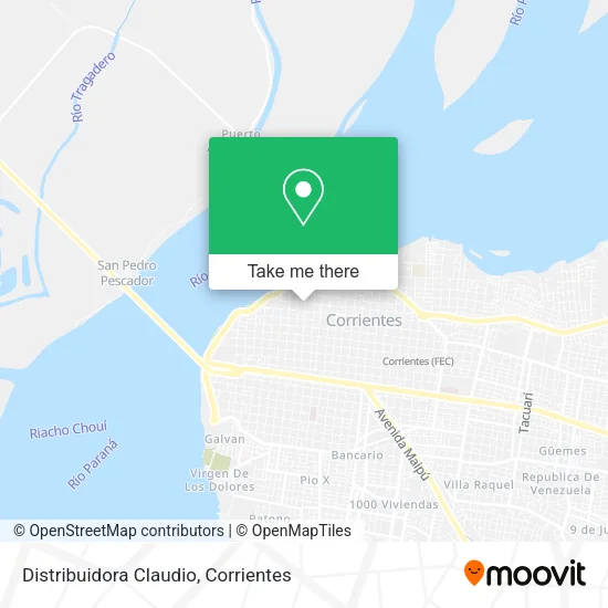 Distribuidora Claudio map