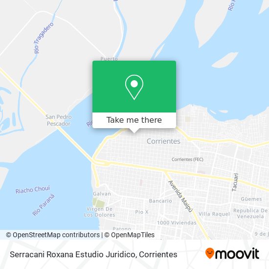 Mapa de Serracani Roxana Estudio Juridico
