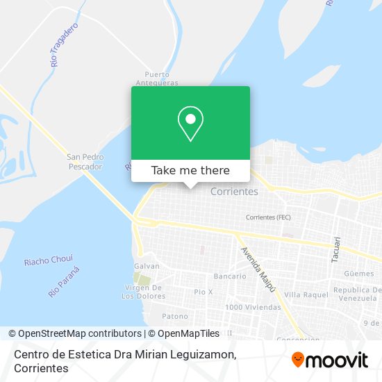 Centro de Estetica Dra Mirian Leguizamon map