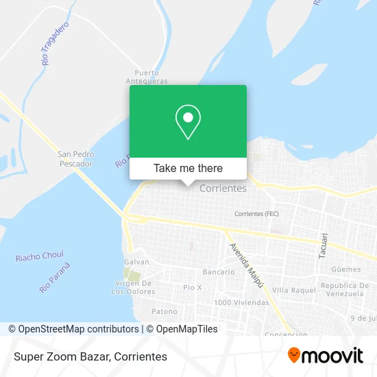 Super Zoom Bazar map