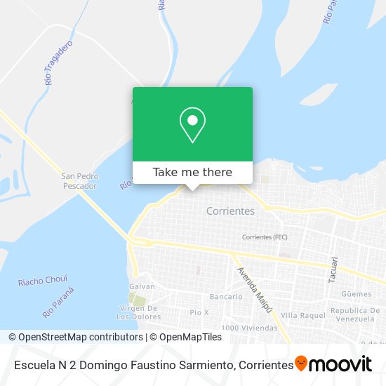 Escuela N 2 Domingo Faustino Sarmiento map