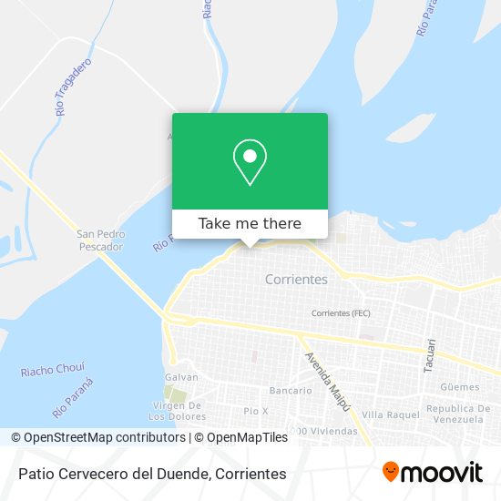 Mapa de Patio Cervecero del Duende