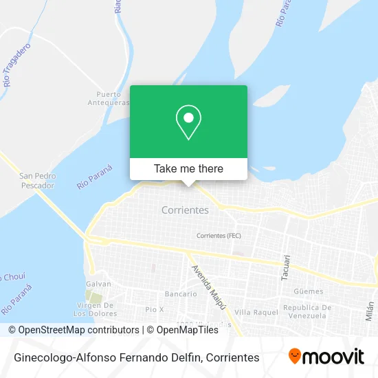 Ginecologo-Alfonso Fernando Delfin map