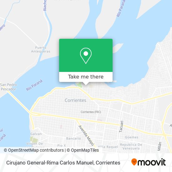 Cirujano General-Rima Carlos Manuel map