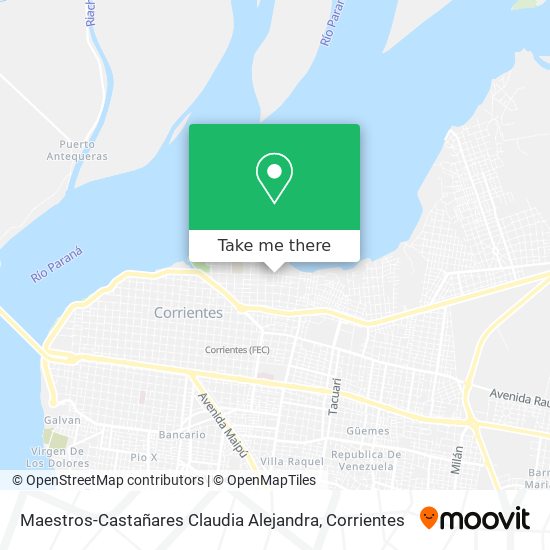 Maestros-Castañares Claudia Alejandra map