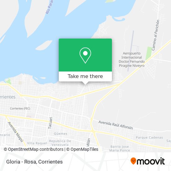 Mapa de Gloria - Rosa