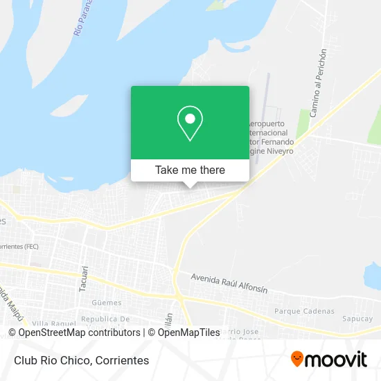 Club Rio Chico map