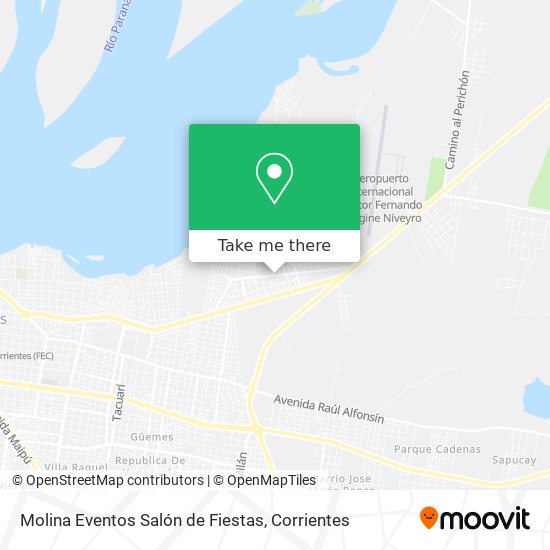 Molina Eventos Salón de Fiestas map