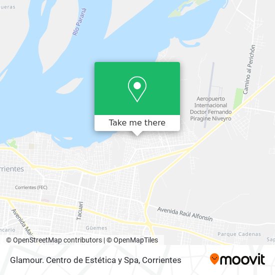 Mapa de Glamour. Centro de Estética y Spa