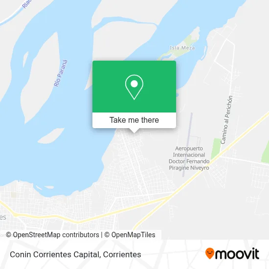 Conin Corrientes Capital map